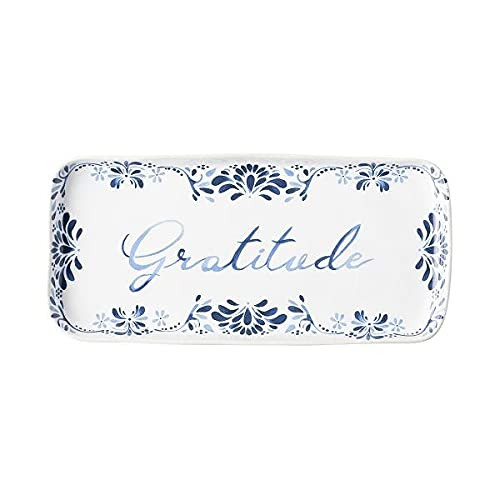 Juliska Iberian Journey Indigo Gratitude Tray | Amazon (US)
