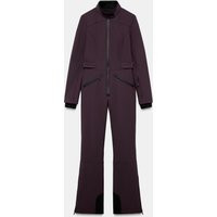Zara - Water-Resistant Windproof Recco® Technology Ski Collection Jumpsuit In Burgundy - Xs - Woman | Zara UK