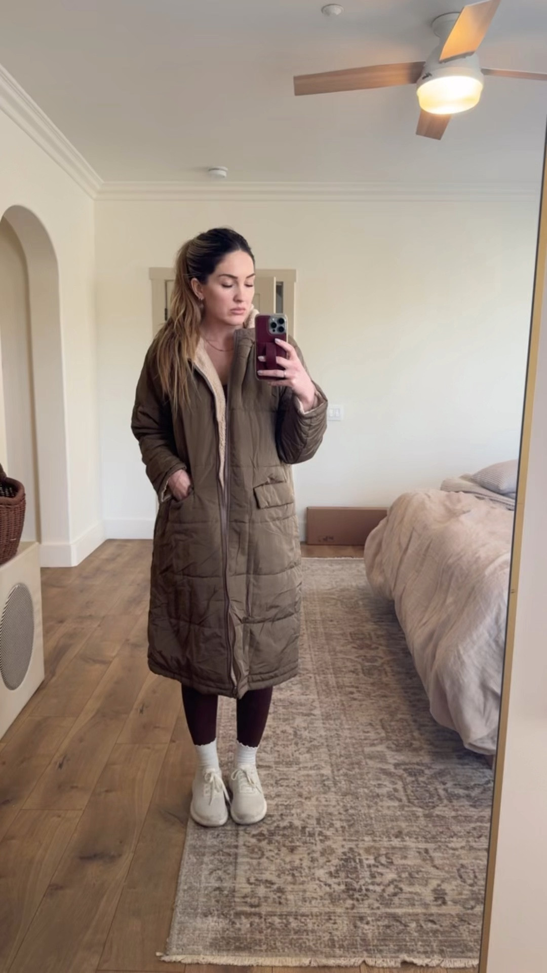 Cutest fleece long puffer coat! So warm and SO cozy! Amazing price. Cute color options. This one is on sale right now, cheaper than the other colors and it’s the one I wanted anyway! Has a hood and it’s fully reversible too! Wearing a size Small in “Light Army Green” color.

Amazon find || puffer coat || winter coat || warm jacket || long coat || long jacket

#LTKFindsUnder100 #LTKSeasonal #LTKSaleAlert