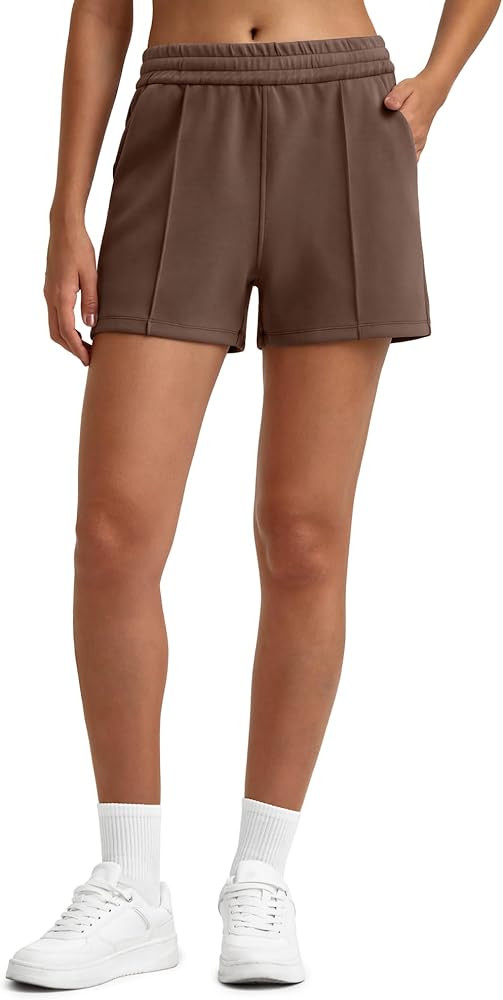 G4Free Athletic Shorts for Women High Waisted Modal Sweat Shorts with Pockets Summer Casual Draws... | Amazon (US)