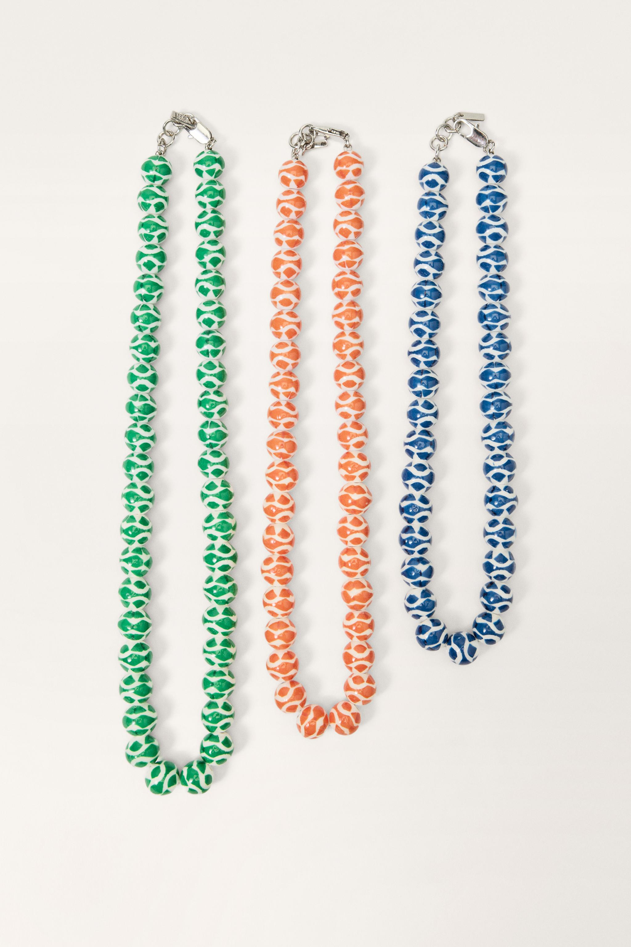 LIMITED EDITION 3-PACK OF BEADED NECKLACES | Zara US
