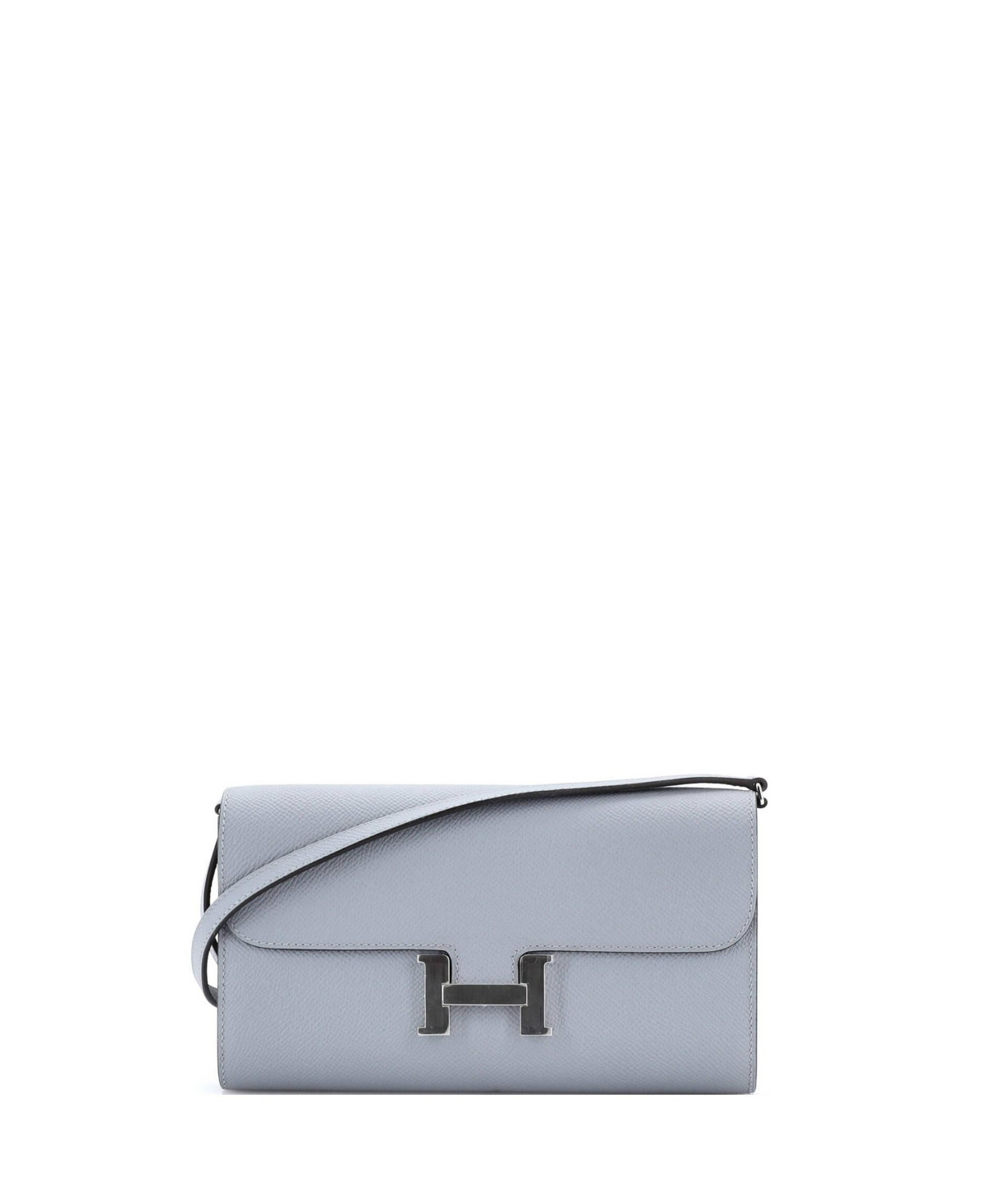 Pre-Owned HERMES Constance To Go Wallet Epsom - Grey | Macy's