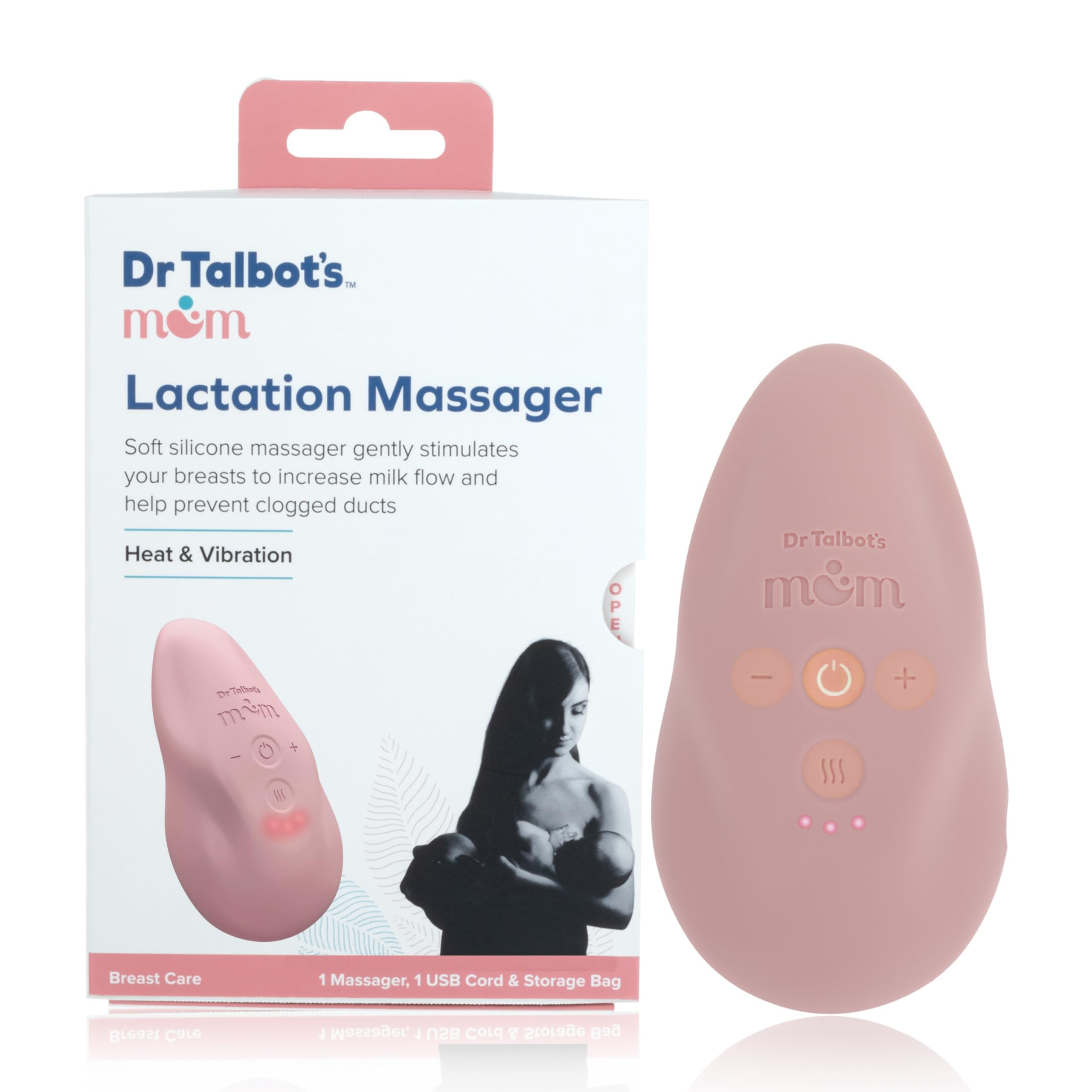Dr Talbot’s Mom Breast Warming and Vibrating Lactation Massager, 2 in 1 for Improved Breastfeed... | Amazon (US)