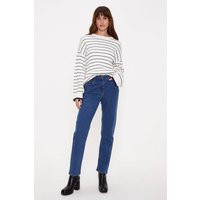 Womens Slim Mom Jeans - Blue - 10 | boohoo (US & Canada)