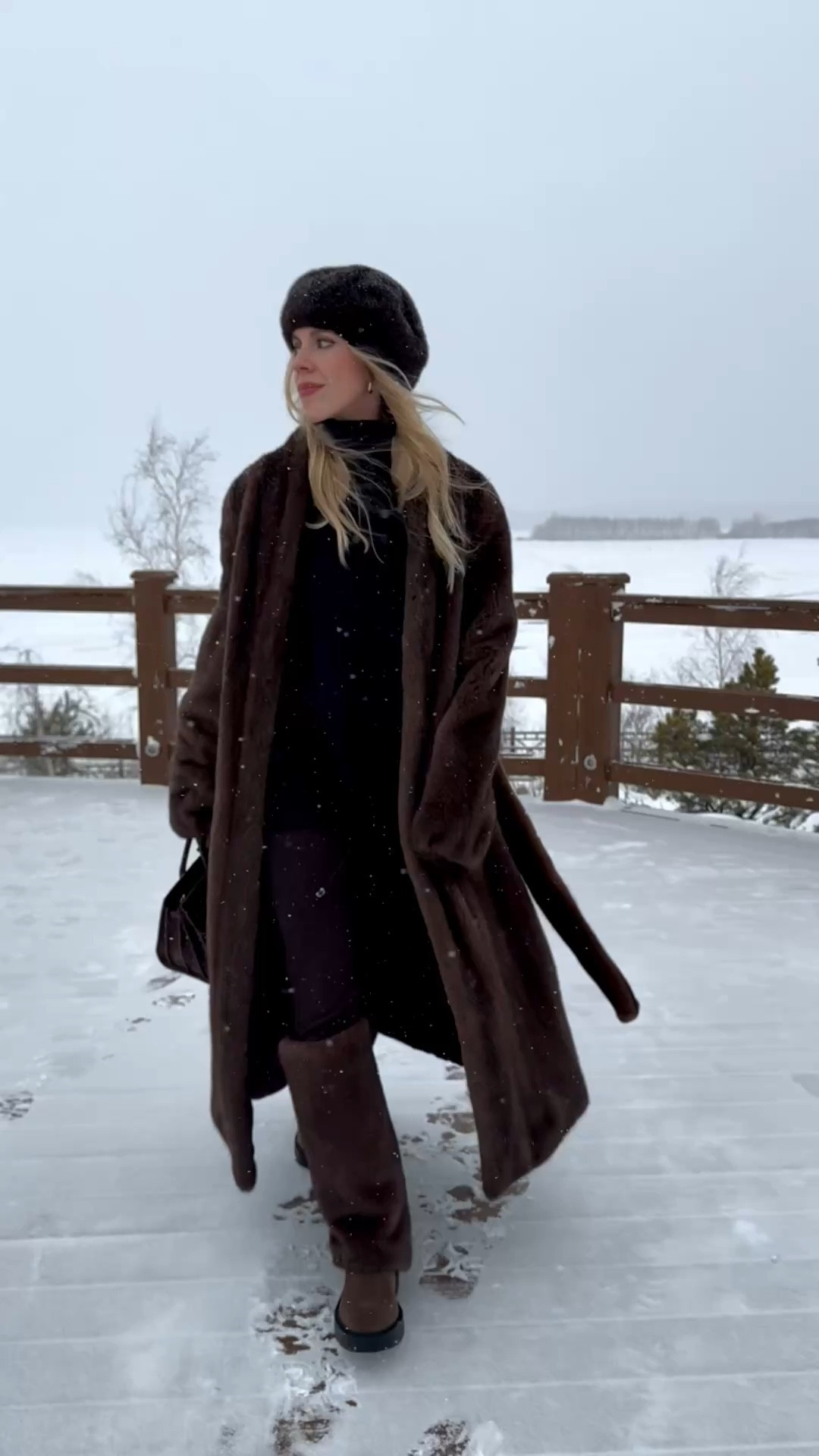 Zara fur boots on sale 40% off!

Dark brown fur coat, brown fur beret hat, fur coat winter outfit with brown leggings and snow boots

#LTKSeasonal #LTKFindsUnder100 #LTKSaleAlert