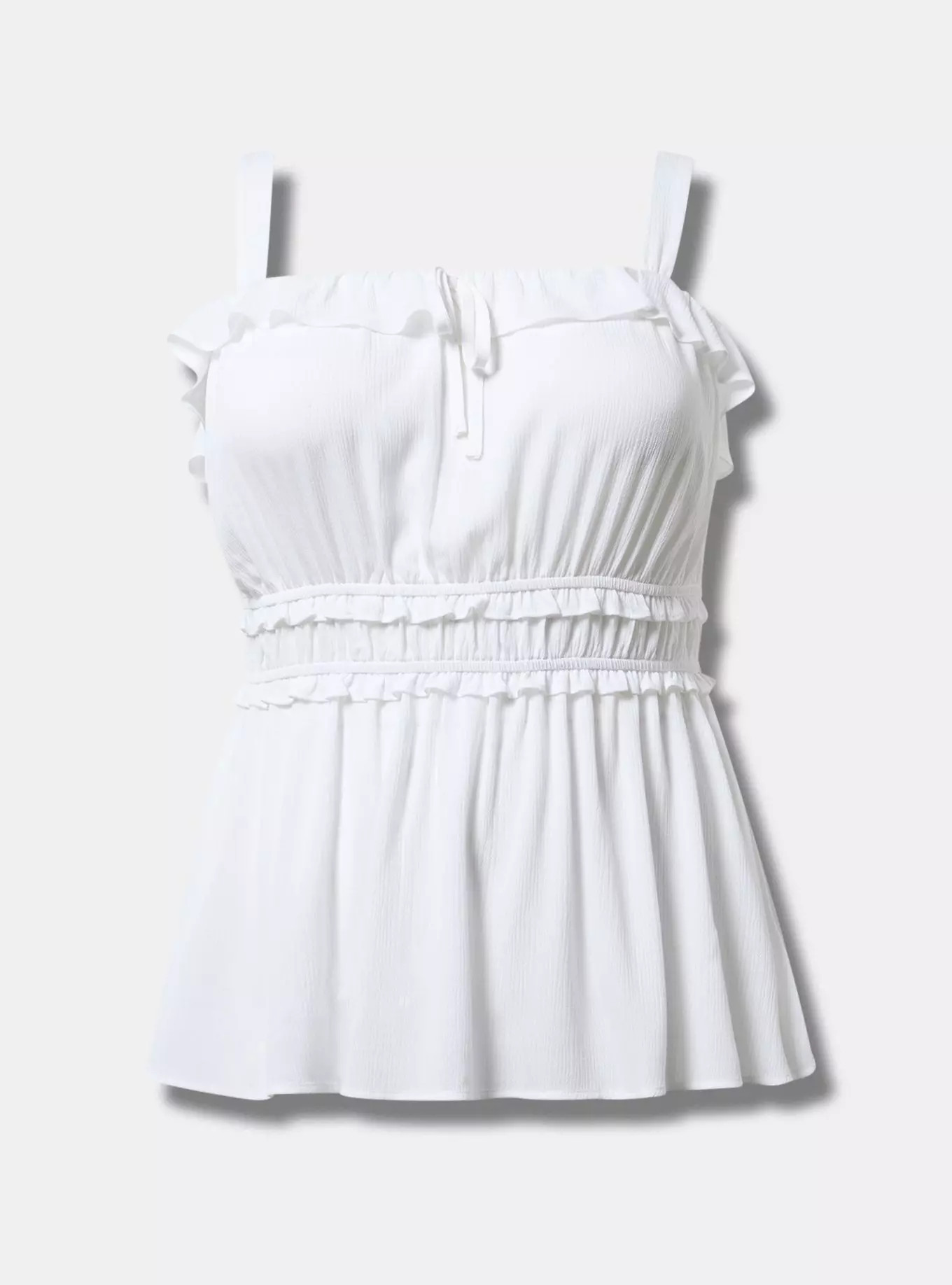 Babydoll Smocked Sleeveless Top | Torrid (US & Canada)
