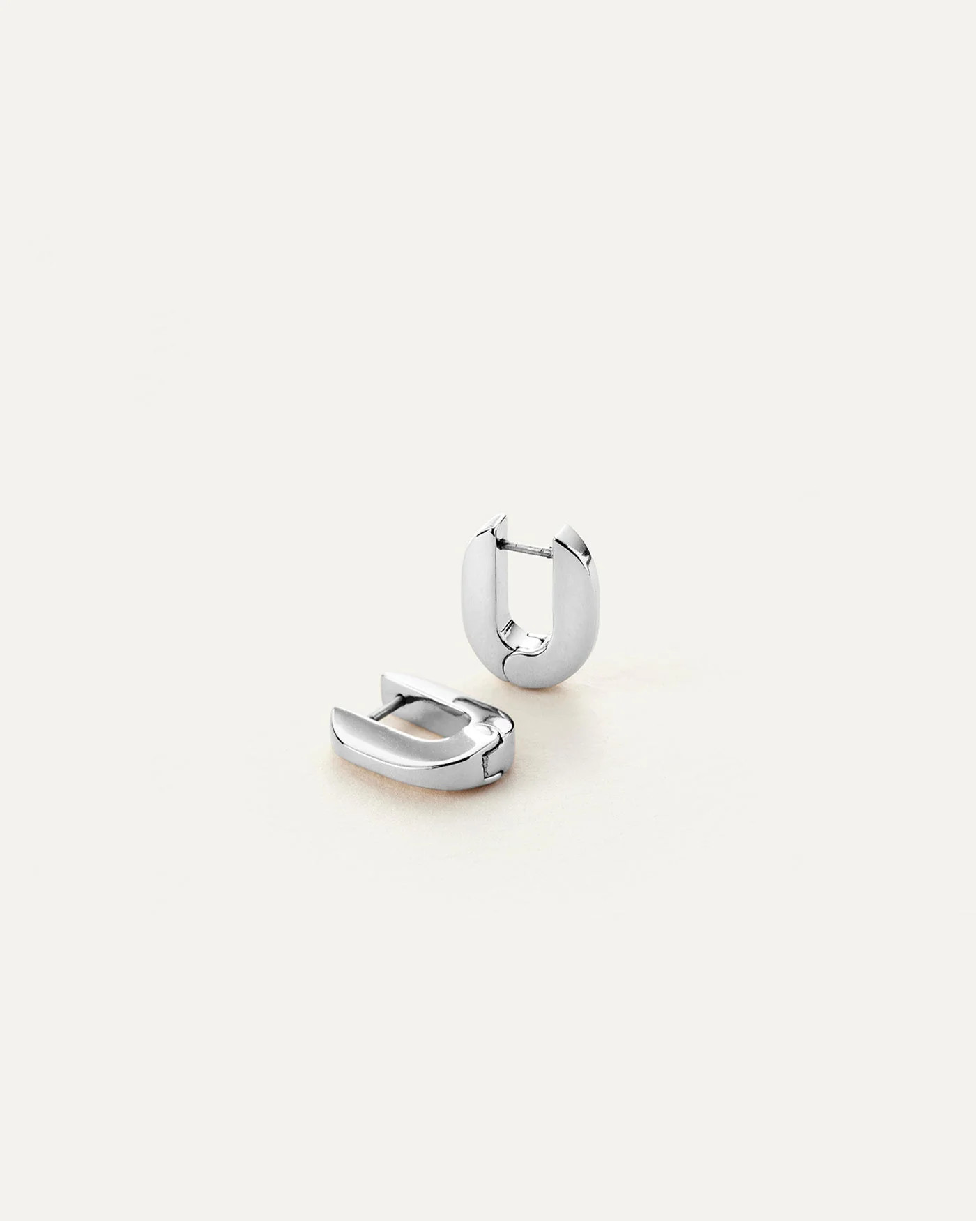 Jenny Bird - Teeni Toni Huggie Earrings - High Polish Silver | Jones & Daughters