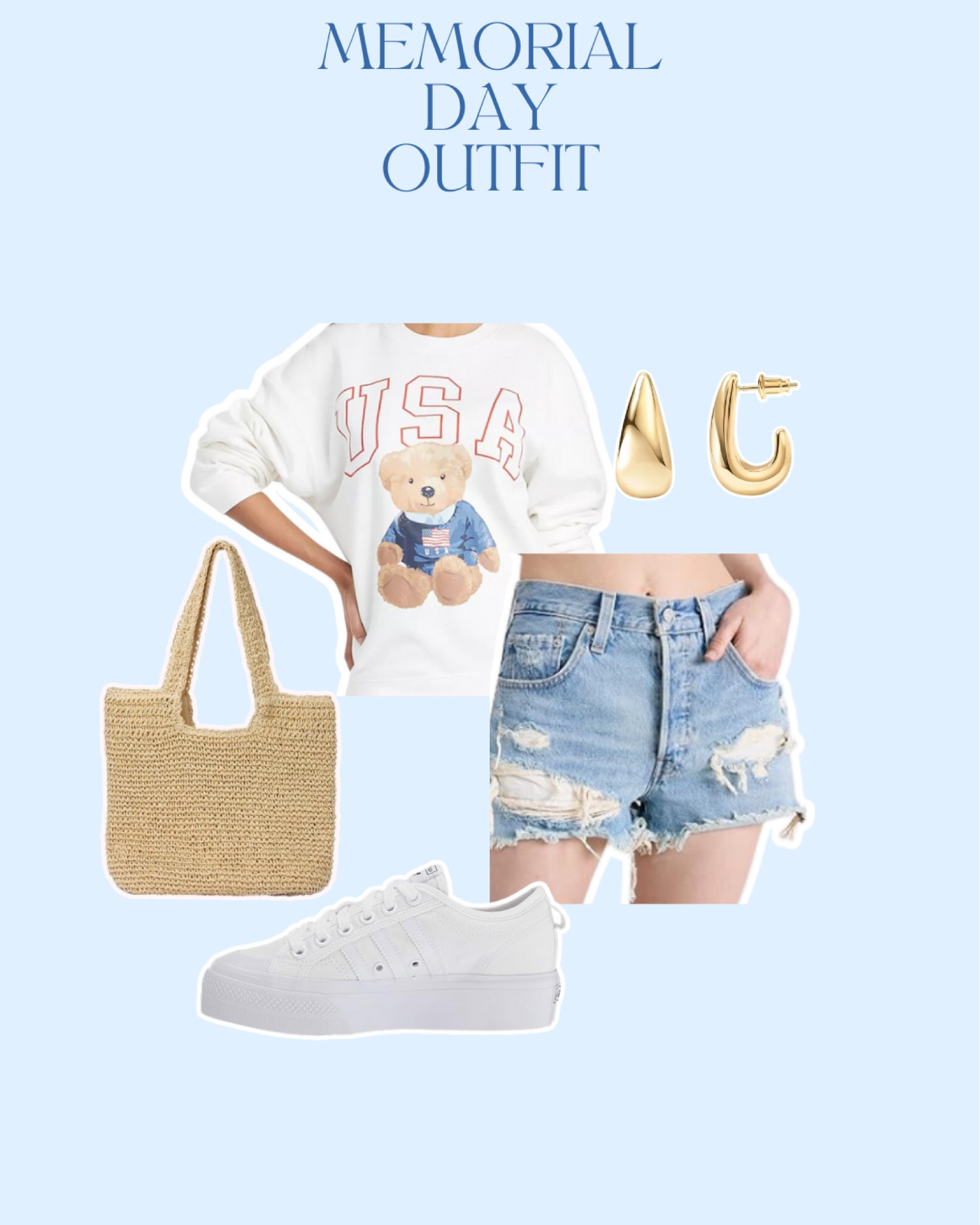 Memorial Day outfit | Casual 💙

#LTKFindsUnder50 #LTKSeasonal #LTKStyleTip