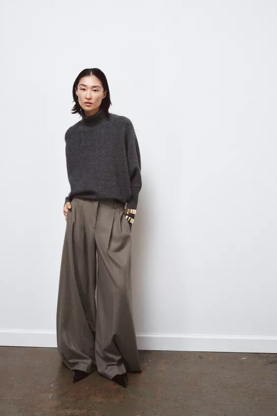 BATWING SLEEVE KNIT JUMPER | Zara US