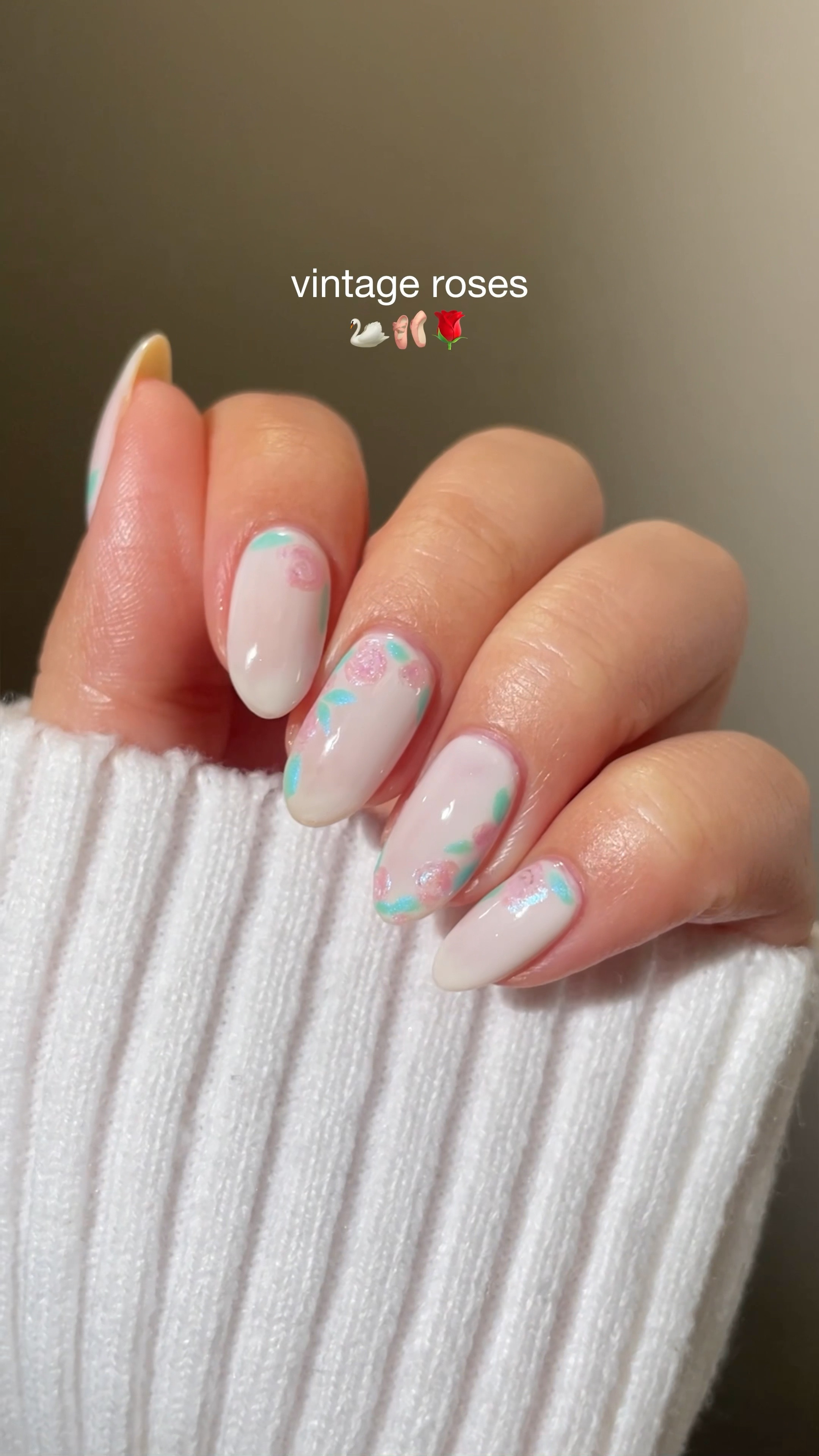 Easy vintage roses using pearl polish and a dotting tool! Love how elegant this nail art look turned out 🌹 Perfect mani for spring and weddings!

Music: Night in Venice by Kevin MacLeod

wedding nails, elegant nail art, flower nails, rose nails, coquette aesthetic

#LTKVideo #LTKbeauty #LTKwedding