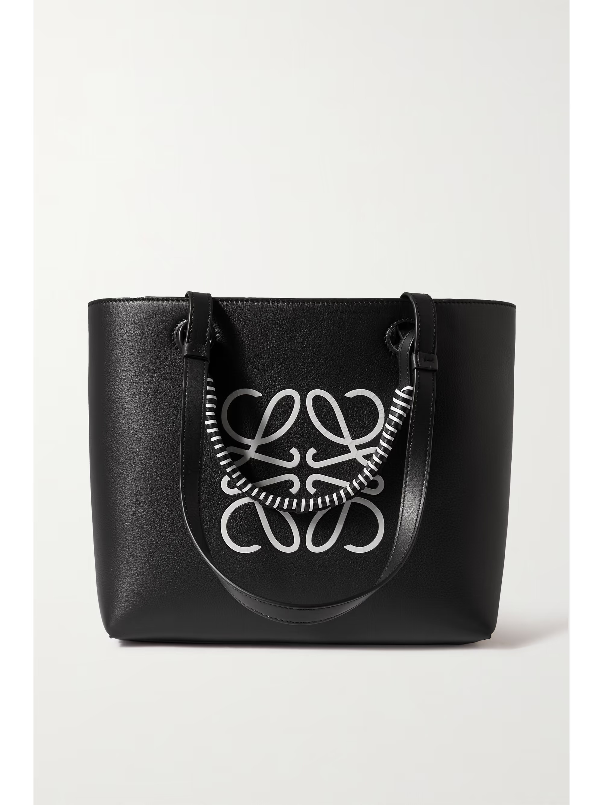 Anagram small debossed printed leather tote | NET-A-PORTER (UK & EU)