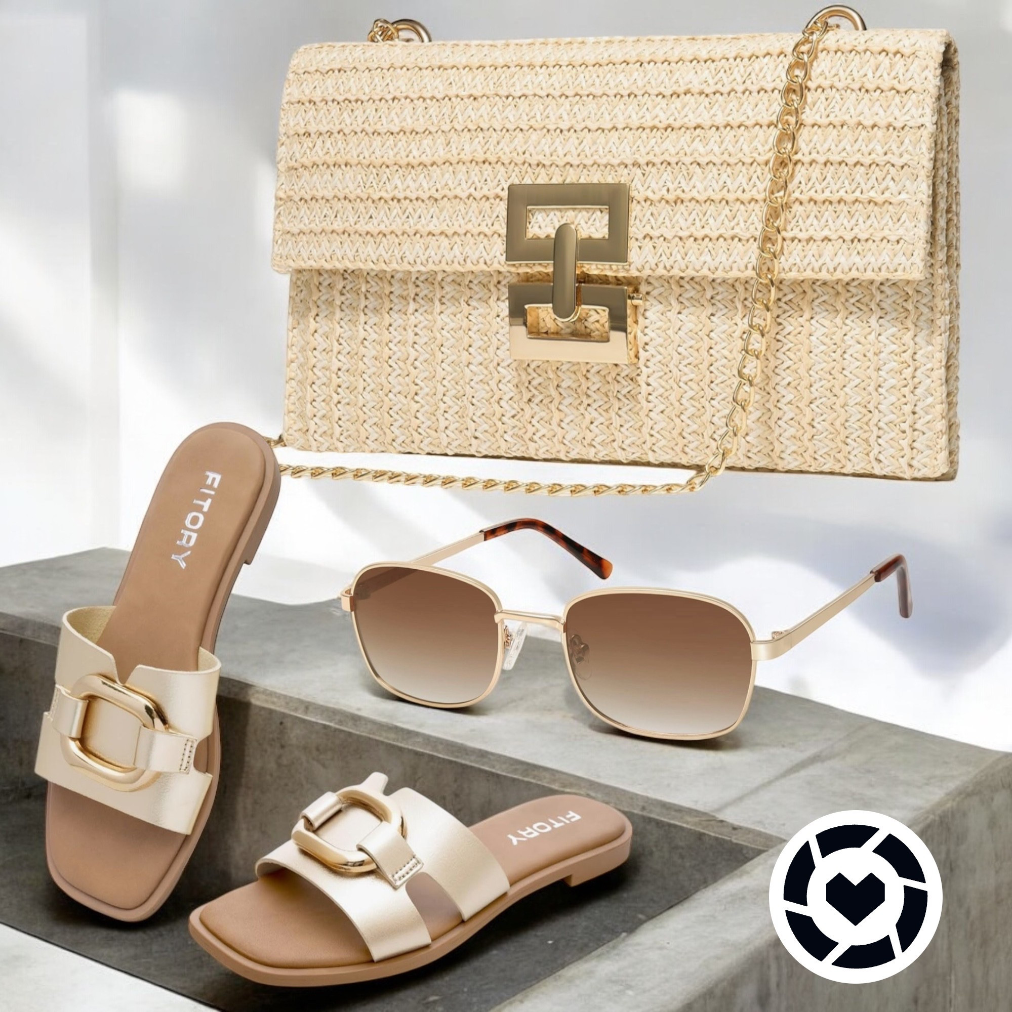 Spring accessories to go with a Spring break outfit! Straw bag and gold flat sandals #LTKSpringSale

#LTKU #LTKItBag