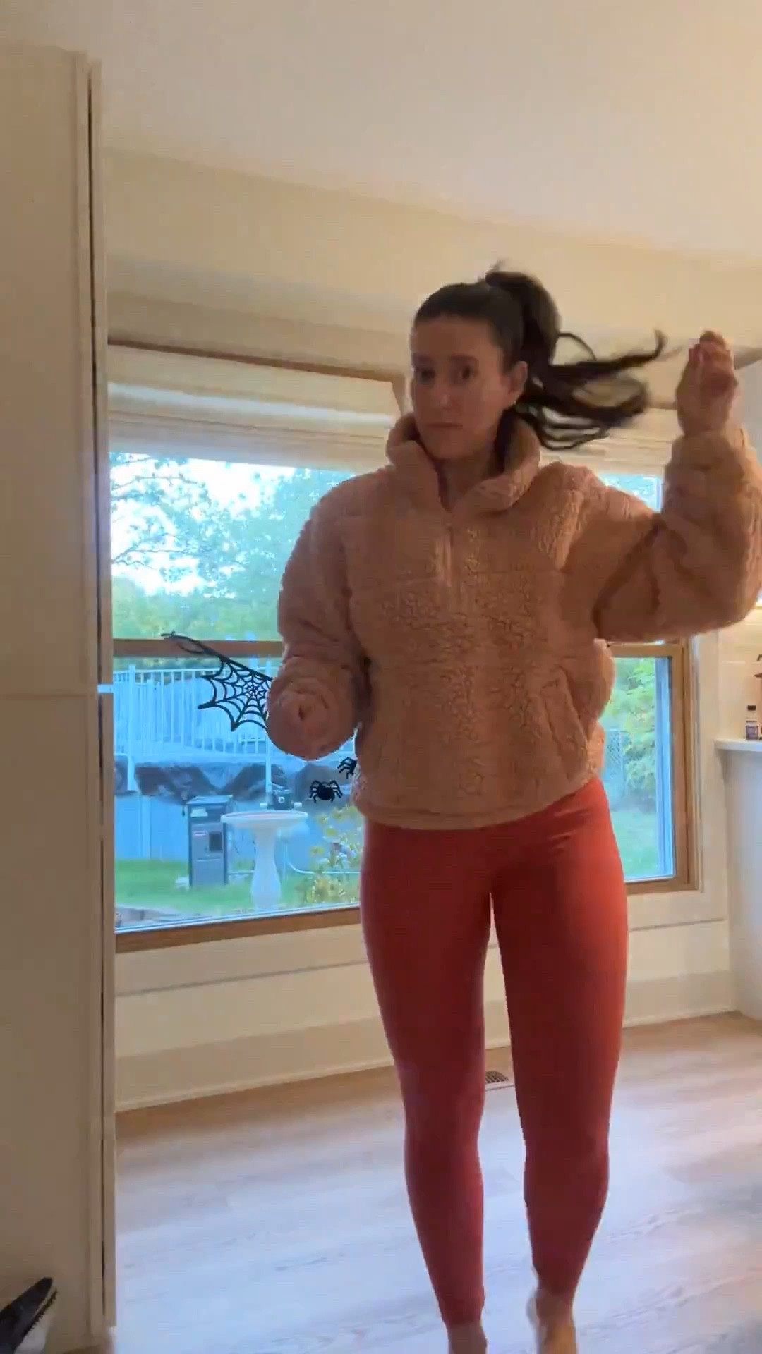 Fuzzy Bunny 🐰 

Staying warm in snuggle fleece on this cold morning 🥶 

What are you up to today? 

#LTKActive #LTKootd