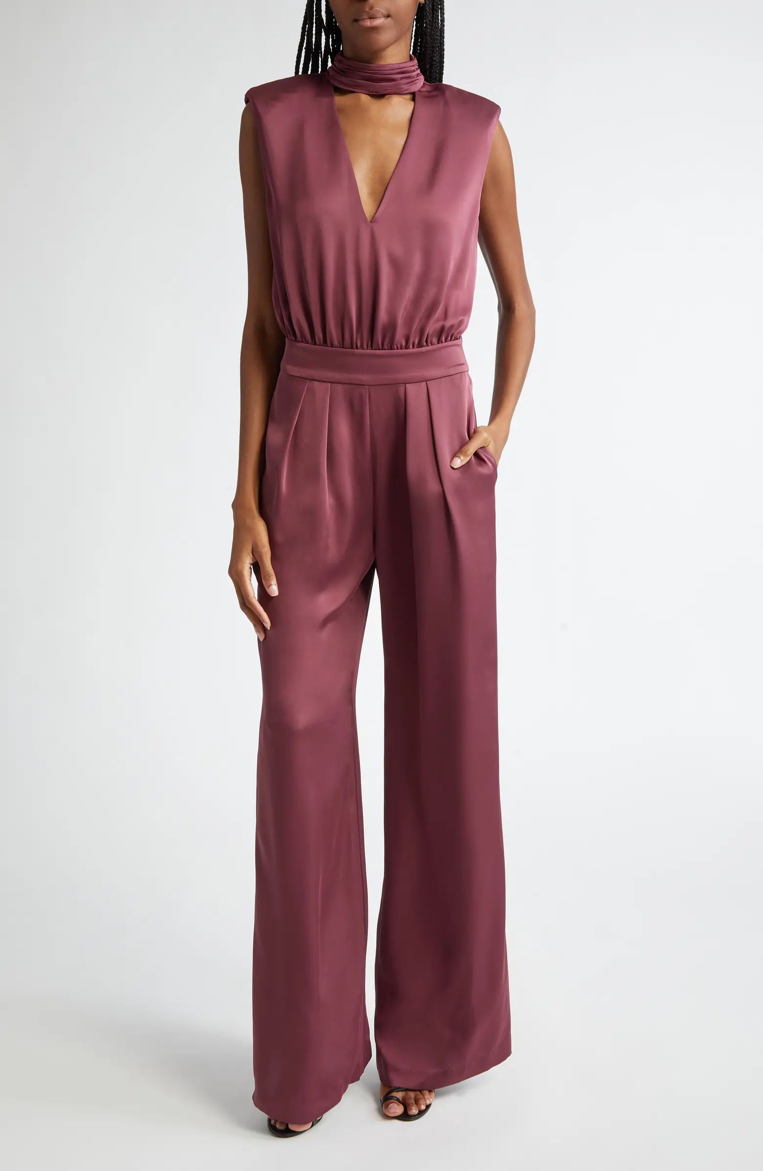 Ramy Brook Fate Sleeveless Wide Leg Jumpsuit | Nordstrom | Nordstrom