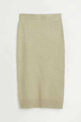 Strickrock mit Schlitz | H&M (DE, AT, CH, NL, FI)