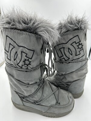 (RARE) DC Shoes Winter Snow Gray Chalet Suede Boots (303232)  | eBay | eBay CA