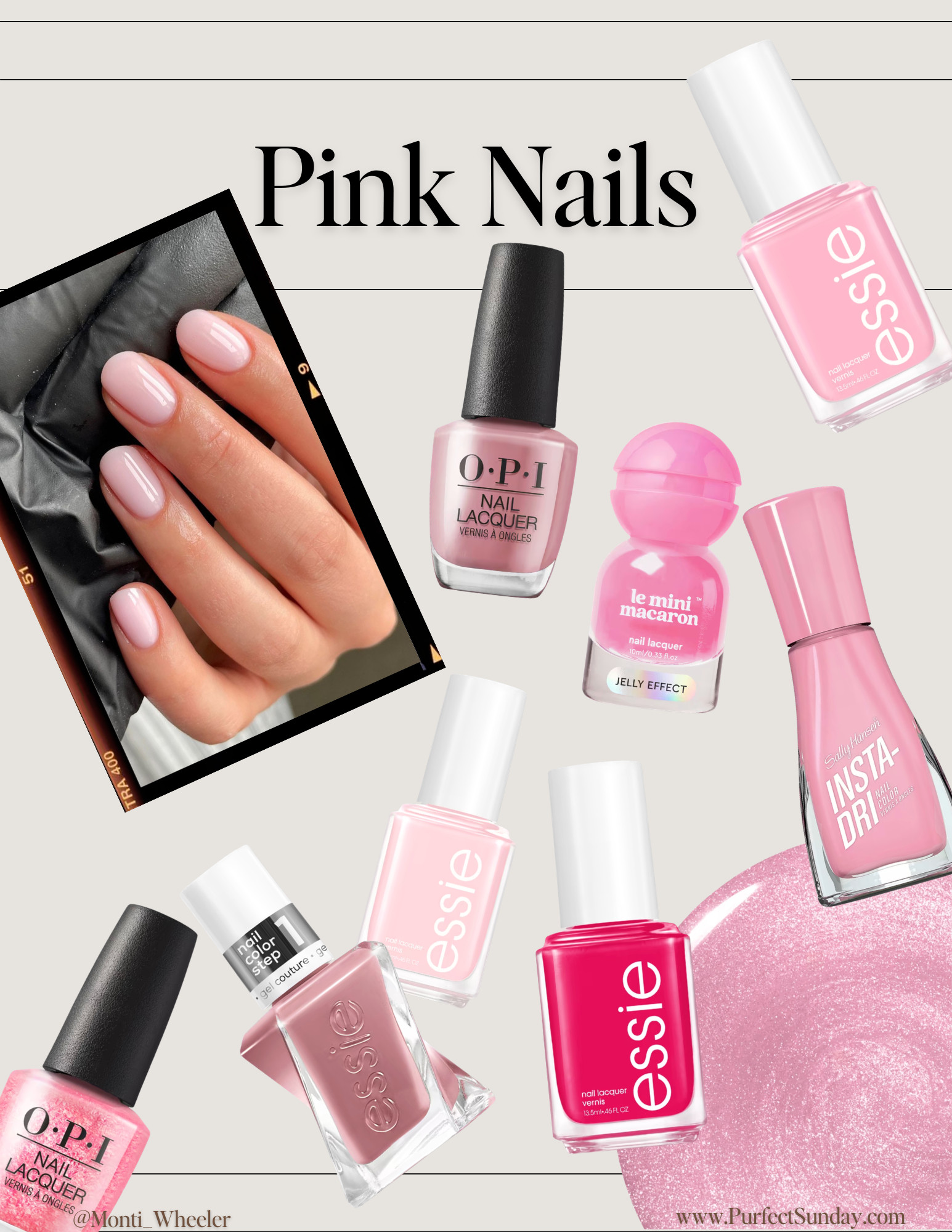 Pink nails are trending for spring and I’m fully embracing the soft, glossy look. Sharing my go-to shades + at-home manicure essentials linked here 🤍 

 #LTKgrwm #LTKmomlife #LTKselfcare