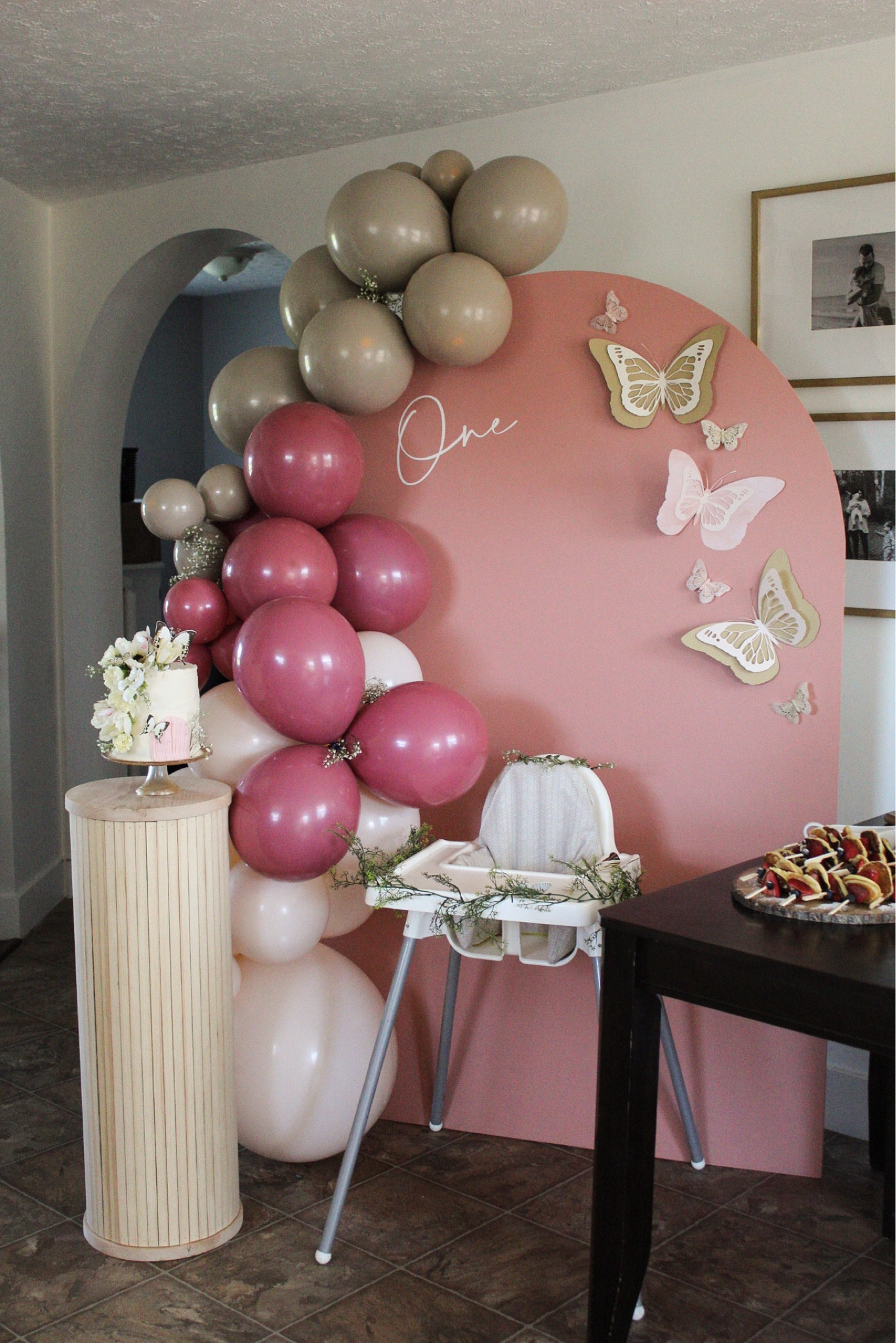 Enchanted first birthday party 🦋🫶🏼✨ balloon garland was an Amazon find - quality and colours were great! 

#LTKunder50 #LTKbaby #LTKfamily