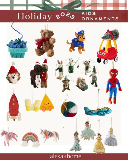 Kids ornaments, toddler ornaments, Christmas for kids, kids character ornaments, toddlers favorite things, holiday decor 

#LTKkids #LTKSeasonal #LTKHoliday