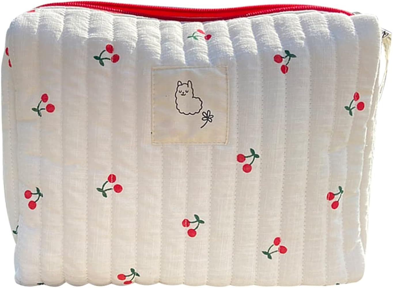 Coquette Makeup Bag Large Quilted Makeup Bag Cosmetic Bag Travel Bags for Women Quilted Cosmetic ... | Amazon (UK)