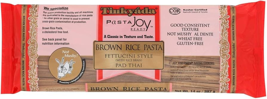 Tinkyada Brown Rice Pasta - Fettuccini - Case of 12 - 14 oz | Amazon (US)