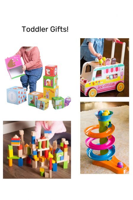 Toddler gift guide. 6 month ton2 year old gift guide. Baby toys. Toddler toys. Ball tower. Building blocks. Ice cream truck. Montessori toys. 


#LTKkids #LTKbaby #LTKGiftGuide