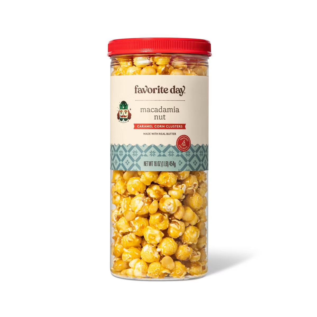 Holiday Macadamia Nut Caramel Corn Clusters - 16oz - Favorite Day™ | Target