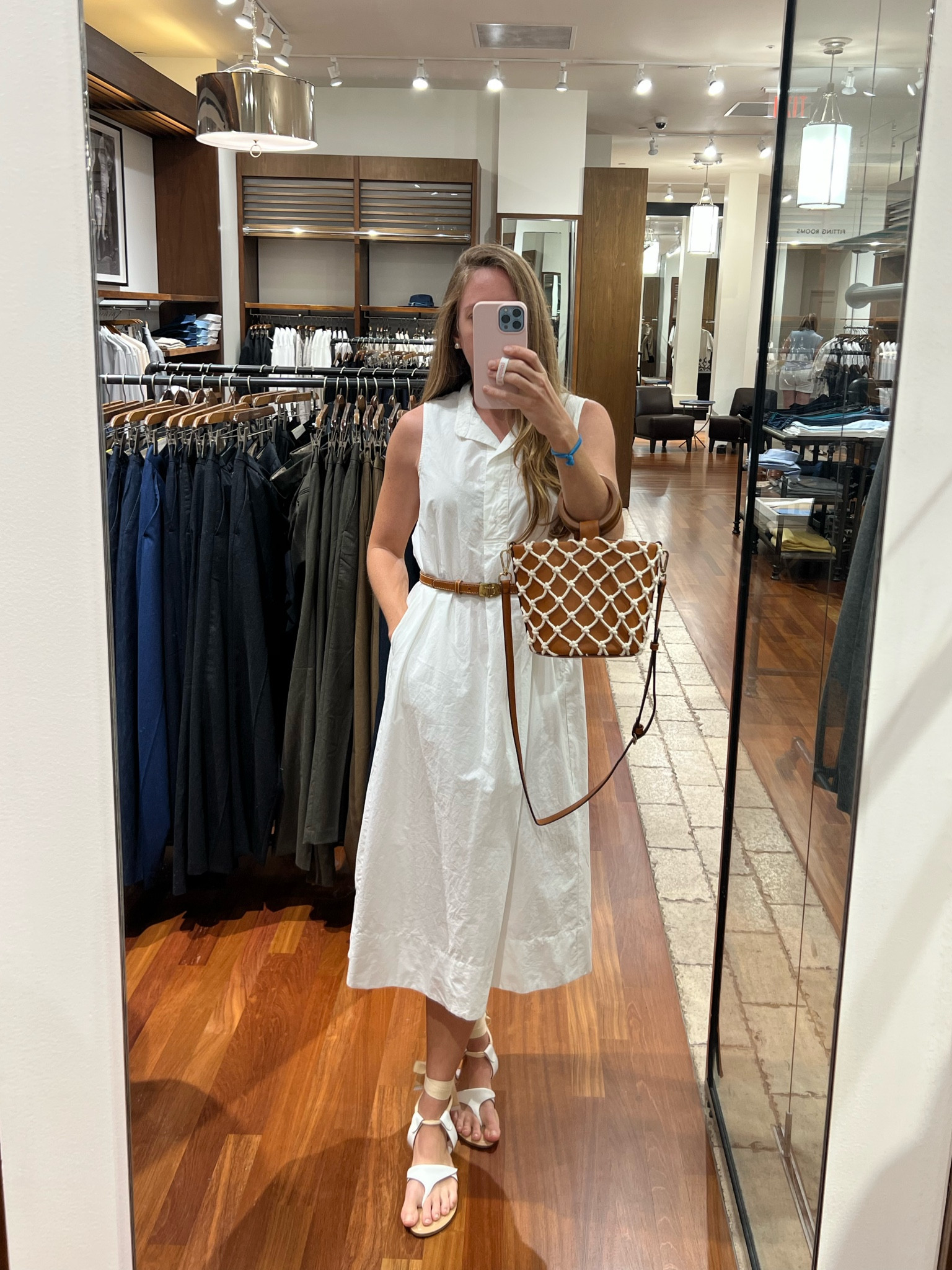 Banana Republic oversized white dress for summer  / summer outfit / neutral outfit / white dress / lace up sandals / Sarah flint sandals 

#LTKstyletip #LTKunder50 #LTKeurope