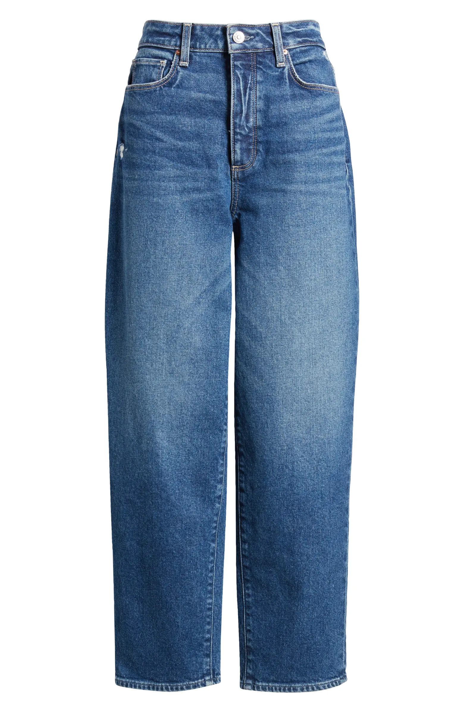 PAIGE Alexis High Waist Ankle Barrel Jeans | Nordstrom | Nordstrom