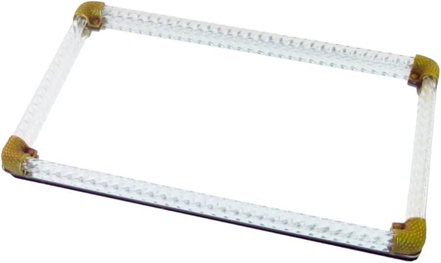 Maison Tray — by Alice Lane Home Collection — Acrylic, Glass, and Brass — Large and Elegant... | Amazon (US)