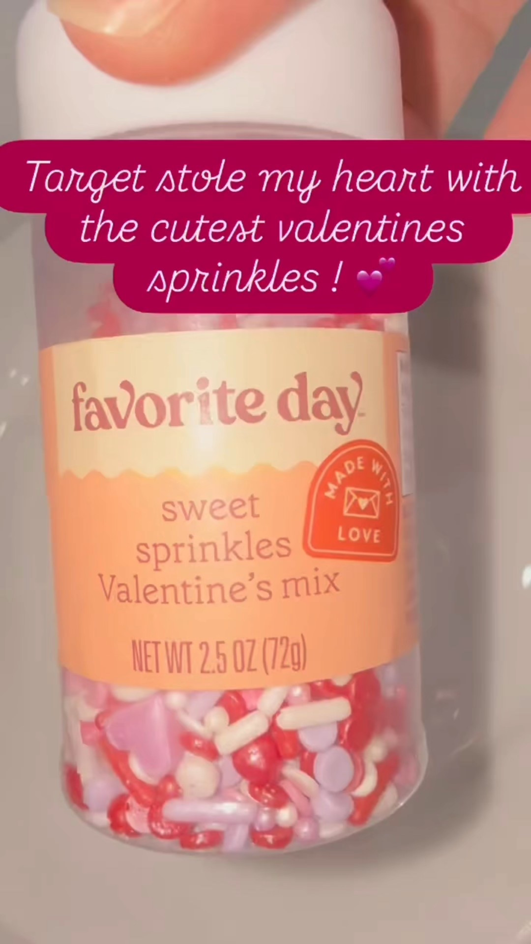 Omgoodness! The cutest sprinkles for valentines 💘! Obsessed! My mind is racing with all the ideas and creations I can make with these heart sprinkles ! 

Comment Heart and I will send you all the details ! 

#target #baking #sprinkles #valentinesday #valentines @target @targetstyle targetfinds

#LTKfoodie #LTKSeasonal #LTKmomlife