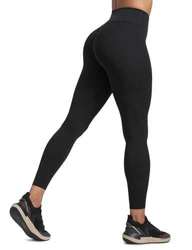 CRZ YOGA Secretsculpt Butterlift Workout Leggings 25" - No Front Seam High Waisted Womens Yoga Pa... | Amazon (US)