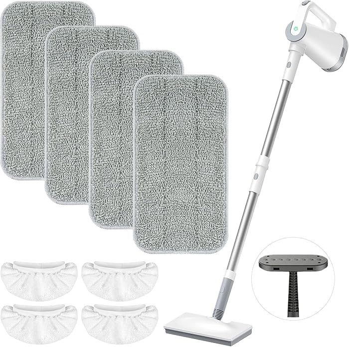 LOVECO Microfiber Steam Mop Pads Compatible with FEPPO, FODFINU & Seyola Steam Mop Cleaner - Wash... | Amazon (US)