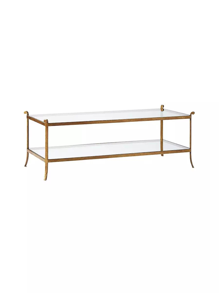 St. Germain Glass Coffee Table | Serena and Lily