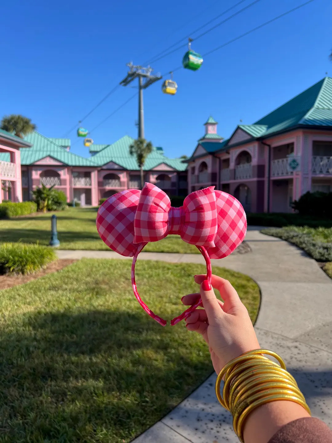 Pink Picnic Mouse Ears - Etsy | Etsy (Global)