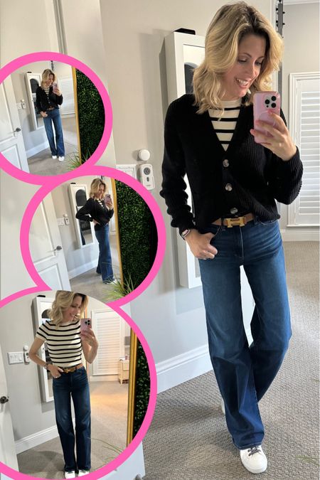 I bought my first pair of wide leg jeans in 30 years and I’m here for it! 

#LTKstyletip #LTKsalealert #LTKfindsunder50