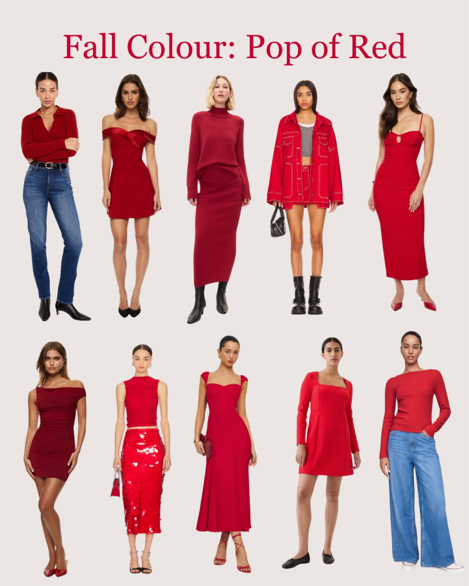 Fall Trending Colour: Red 

Deep Red Outfits | Pop of Red | Fall Trending Colour Red



#LTKcanada #LTKsale #LTKautumn