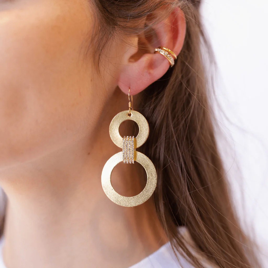 Gold Satin Skyline Sloanes | Nickel and Suede