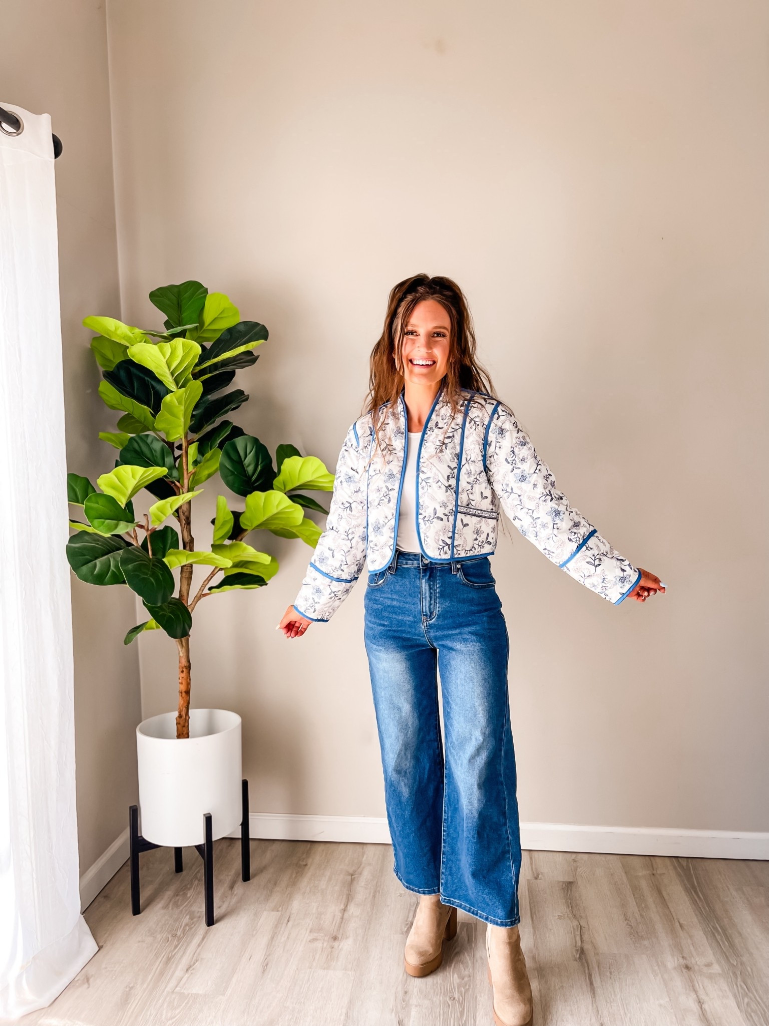 Quilted crop floral jacket for spring and it’s reversible! Amazon fashion find 

#LTKSpringSale #LTKootd #LTKPetite