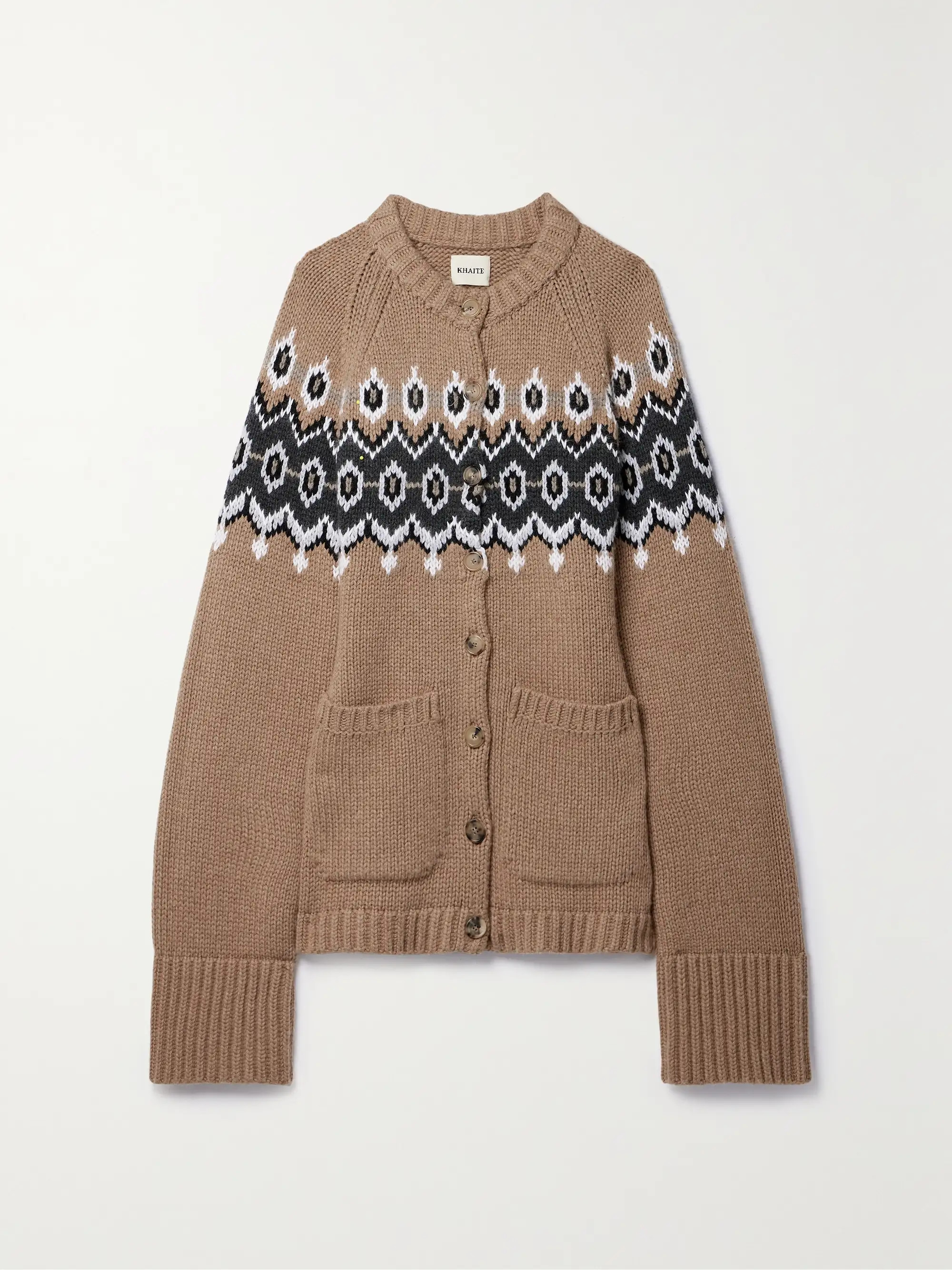 Suzette Fair Isle cashmere cardigan | NET-A-PORTER (UK & EU)