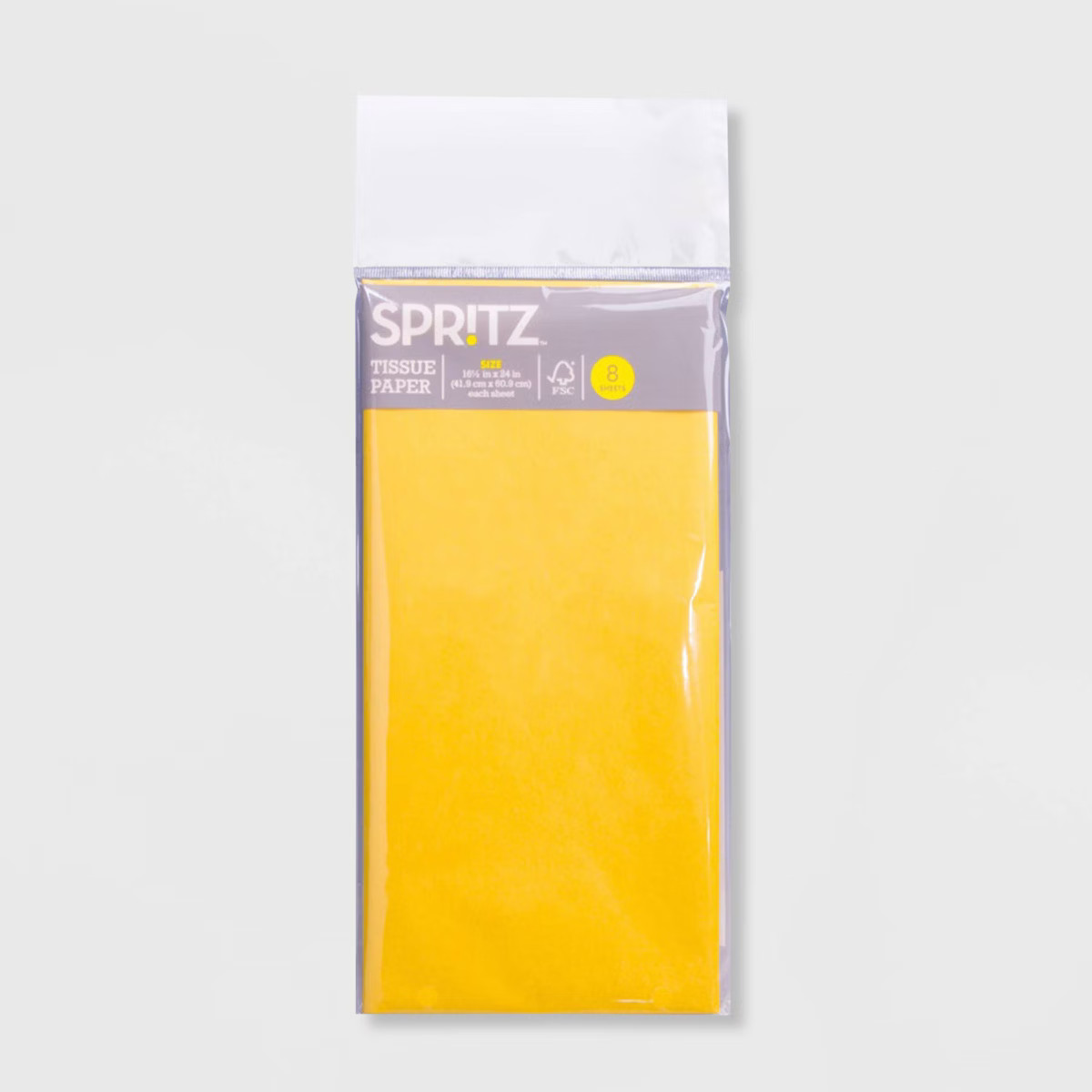 8ct Pegged Tissue Paper Yellow - Spritz™: Solid Gift Packaging for All Occasions, Easter, 16.5"... | Target