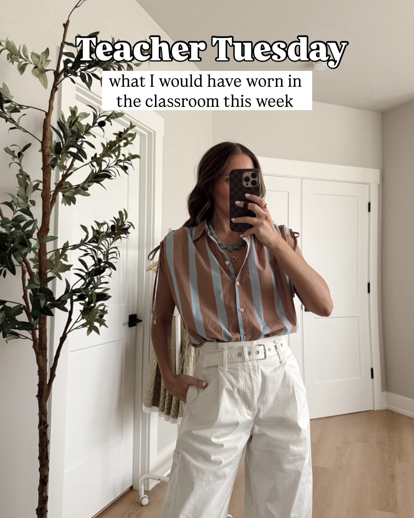 Teacher Tuesday🍎 what I would have worn in the classroom this week!

Teacher style, teacher outfits, classroom style, spring style, spring outfit inspo, what to wear 