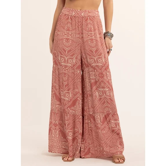Jessica Simpson Women's Modena Wide Leg Pants, Sizes XS-XL | Walmart (US)