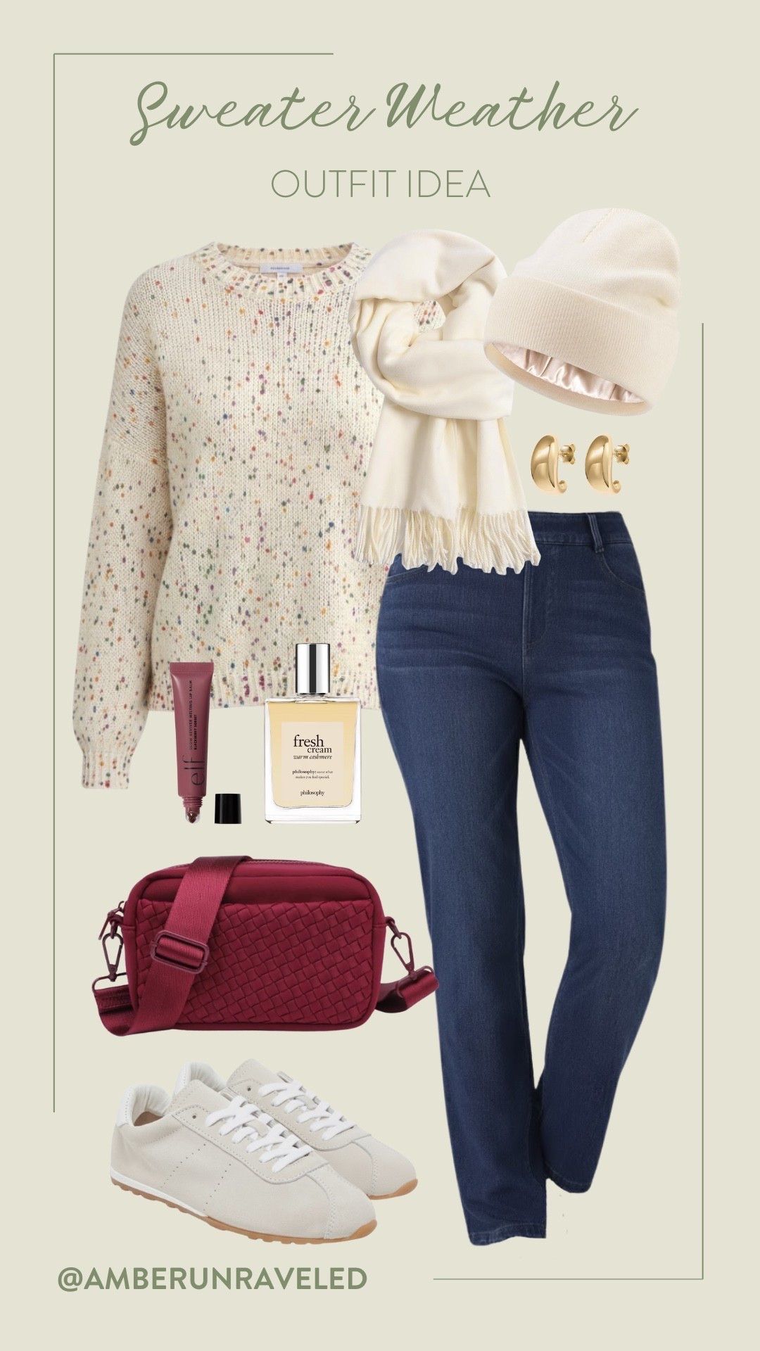 Throw on this speckled knit and your favorite dark wash denim for a look that's as easy as it is cute! Just your new go-to for those chilly days out.

coffee run, errands day, everyday outfit, laidback look, cozy vibes, fashion accessories, casual outfit, sweater weather

#LTKU #LTKSeasonal #LTKFindsUnder50