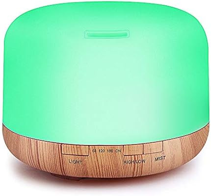 Essential Oil Air Mist Diffuser - Quiet Aroma Essential Oil Diffuser with Adjustable Cool Mist Hu... | Amazon (US)