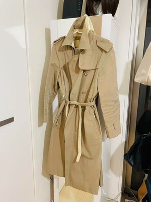Miu Miu Women's Nylon Trench Coat Beige Size 40/M Made in Italy  | eBay | eBay US