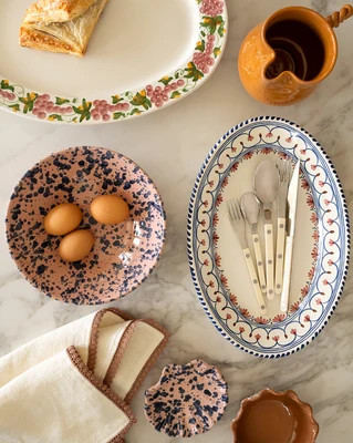 Splatter Large Bowl Terracotta & Cream | McGee & Co. (US)