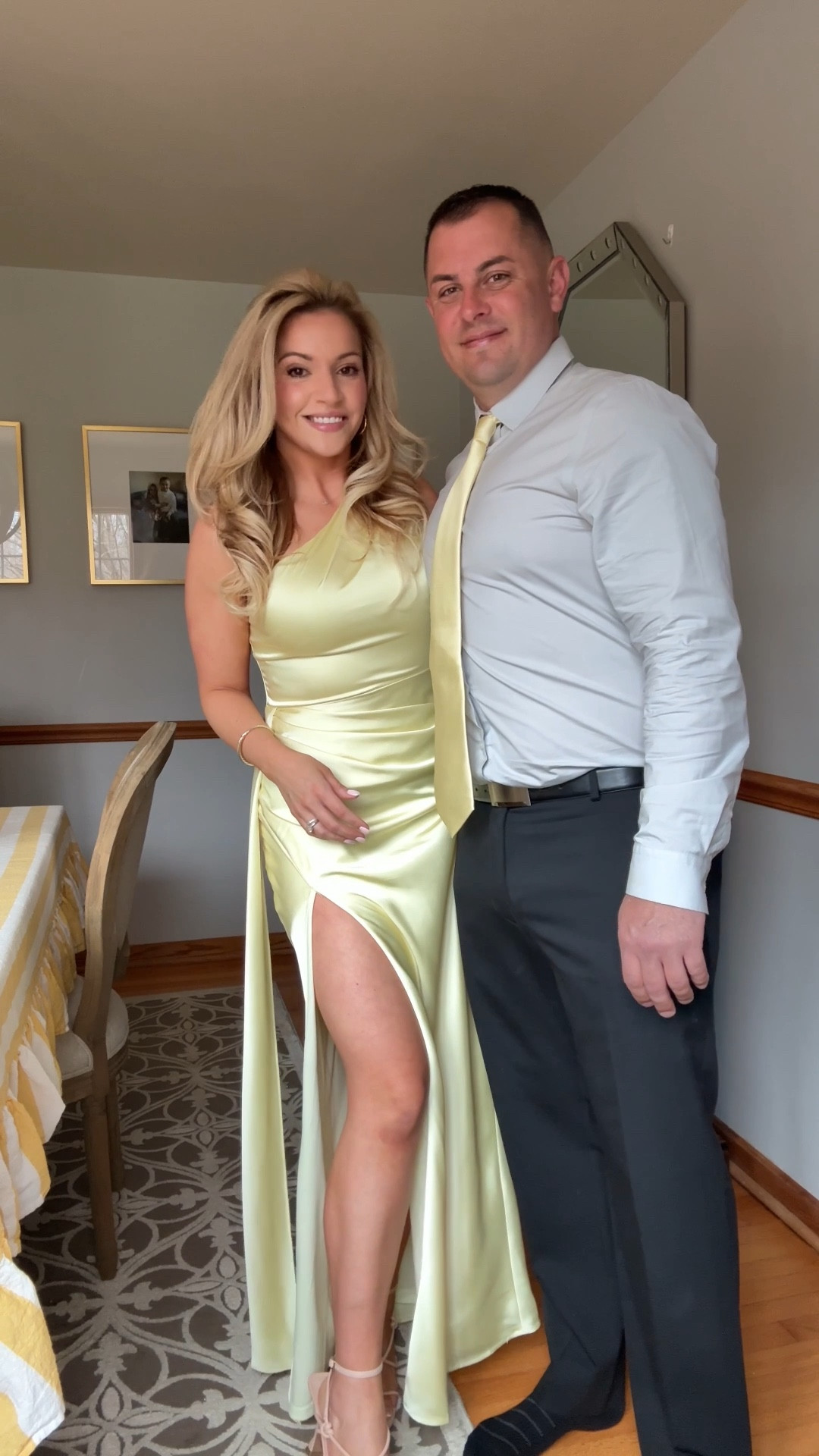 Spring wedding guest dress fundraiser ball gala pastel yellow affordable one shoulder slit self tanner self tan brush blowout 

#LTKFindsUnder100 #LTKStyleTip #LTKWedding
