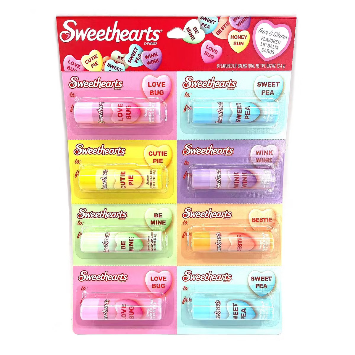 Sweethearts Tear & Share Lip Balm - 0.96oz | Target