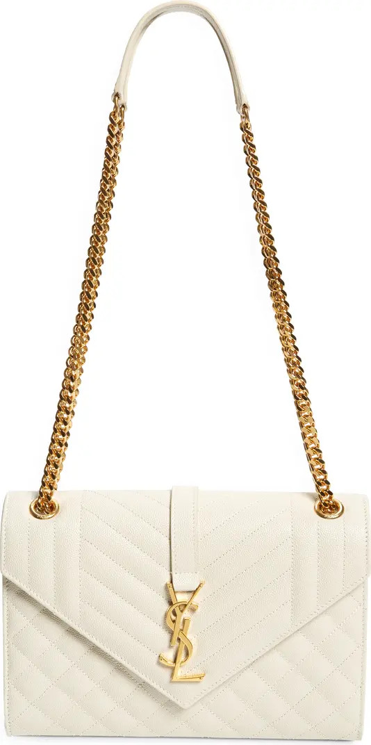 Medium Cassandra Quilted Leather Envelope Bag | Nordstrom